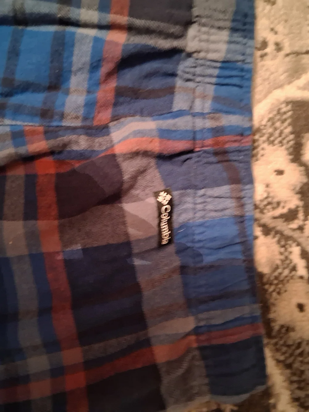 Columbia Boys' Blue Plaid Pajama Pants